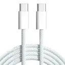 Usb Type C To Type C Nylon Braided Cable With (Apple Mfi Certified), Fast Pd Charging For iphone 16 Pro Max/16 Pro/16 Plus/16/15 Pro Max/15 Pro/15 Plus/15,Other Type-C Devices High-Speed